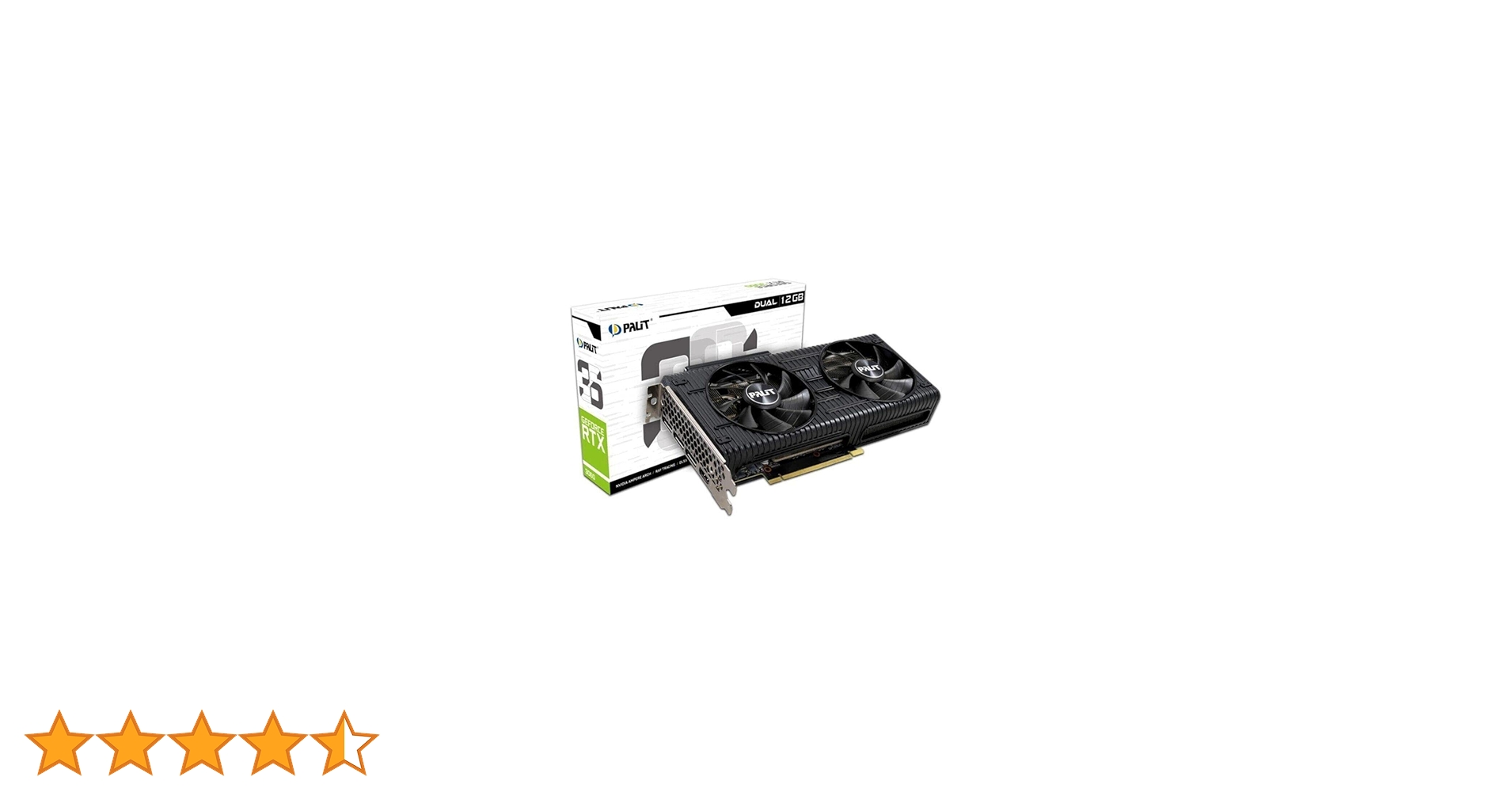 や*ろ様 Palit GeForce RTX3060 12GB DUAL Palit NVIDIA GeForce RTX 3060 Dual 12GB GDDR6 Graphics Card